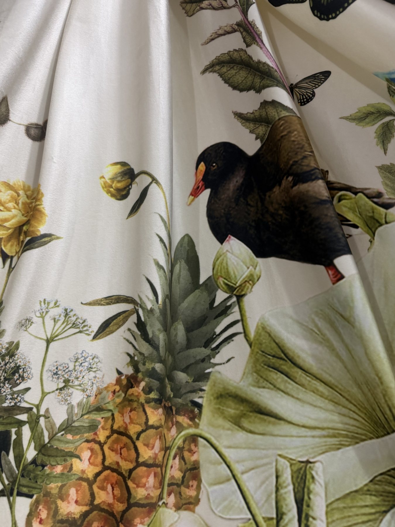Draperii catifea print